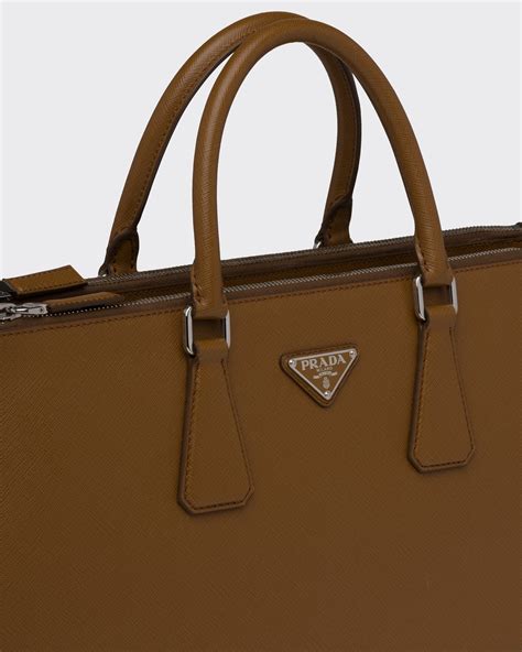 prada giardiniera small handbag cinnamon|Cinnamon Saffiano Leather Prada Galleria bag .